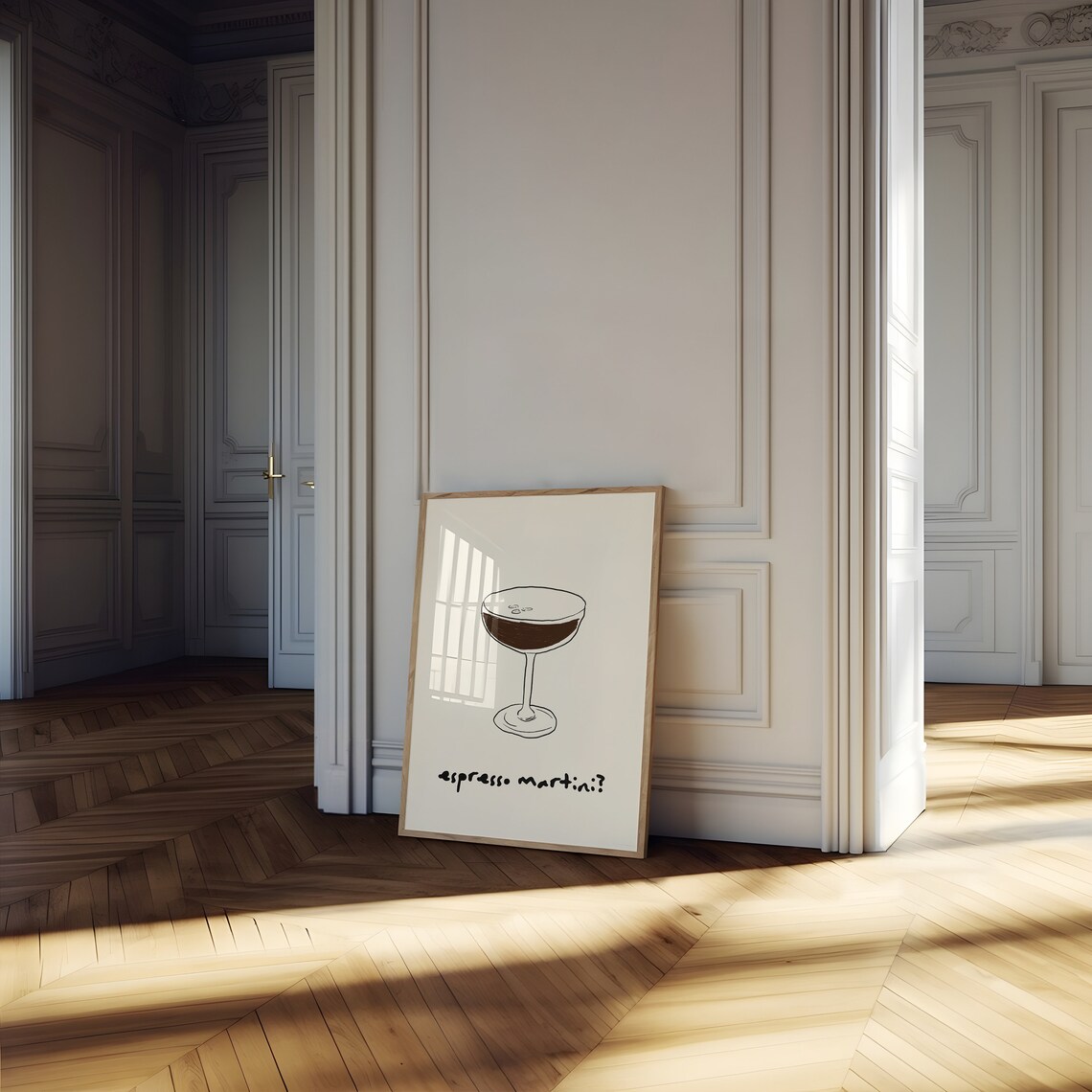 Espresso Martini Print, Cocktail Bar Art Print - Image 5