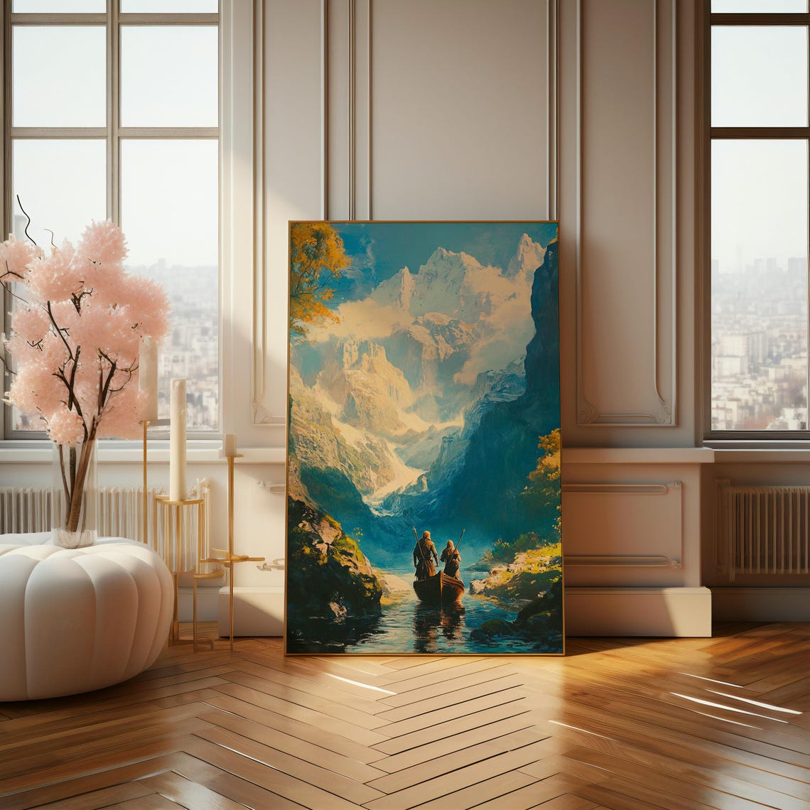 Majestic Mountain Vista Serene Landscape Poster Art Perfect For Nature Lovers And Outdoor Enthusiasts - Image 4