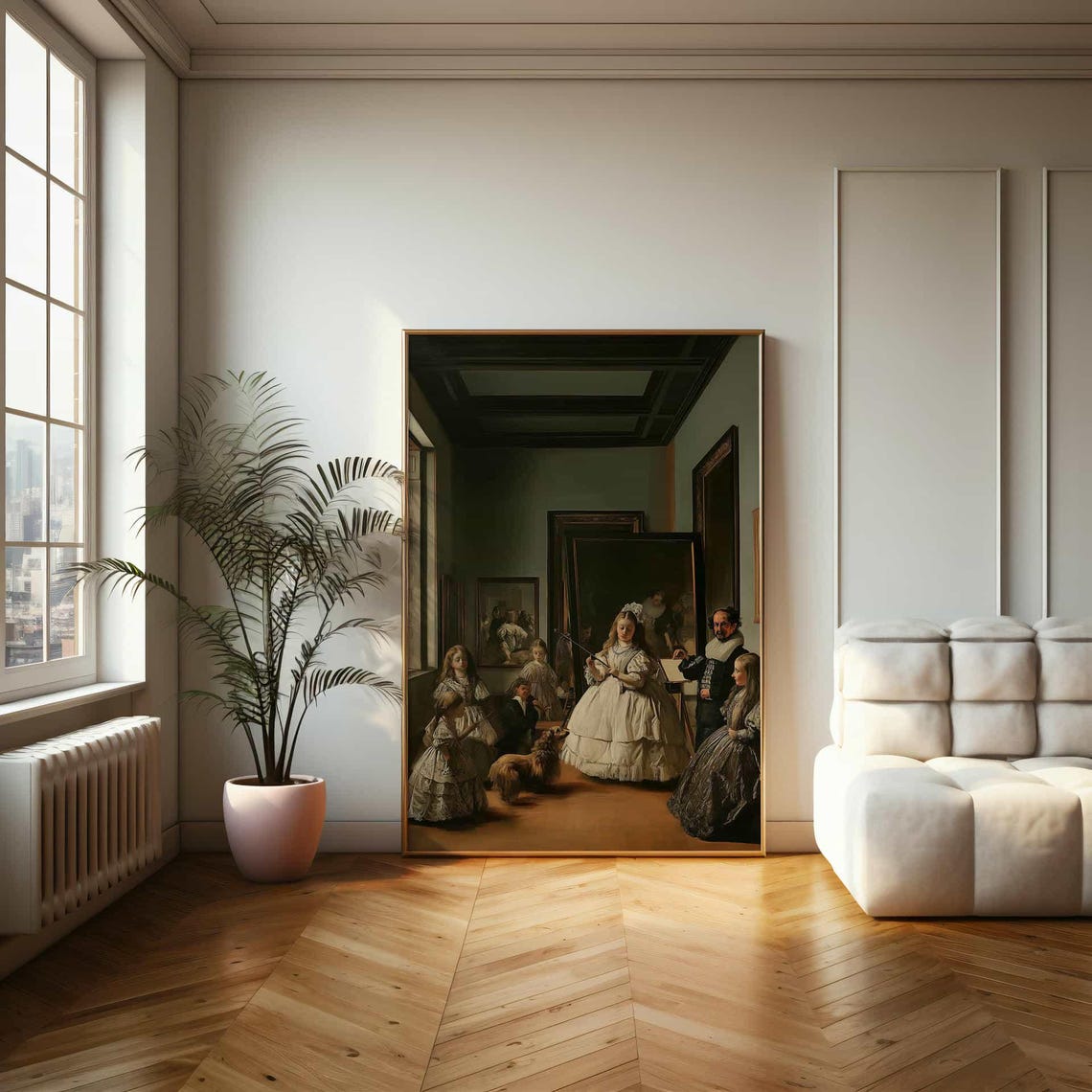 Diego Velazquez Las Meninas Baroque Masterpiece Painting Poster - Image 2