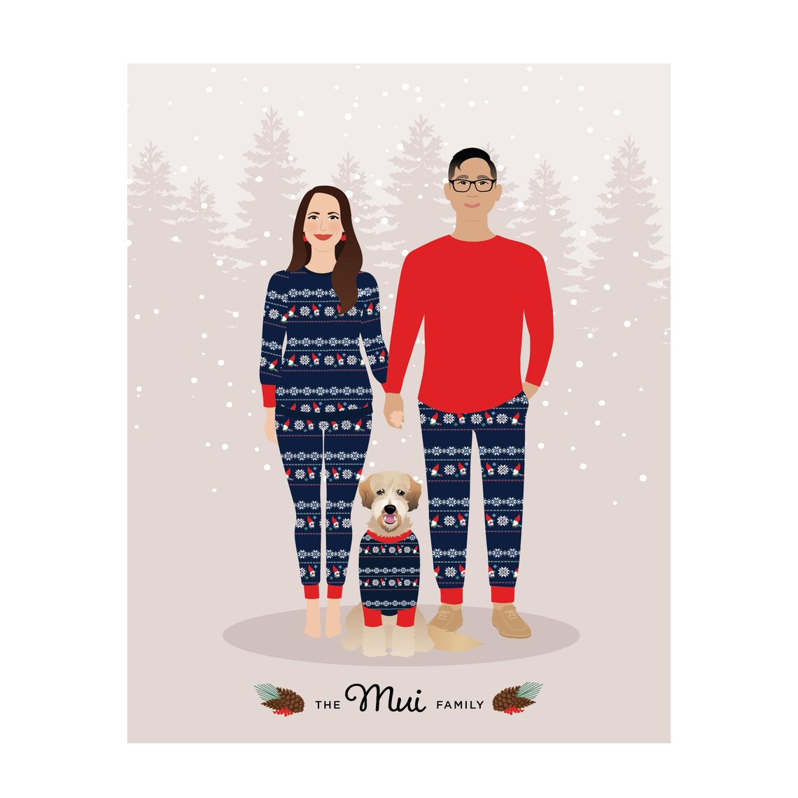 Custom Family Illustration - Add-On Person