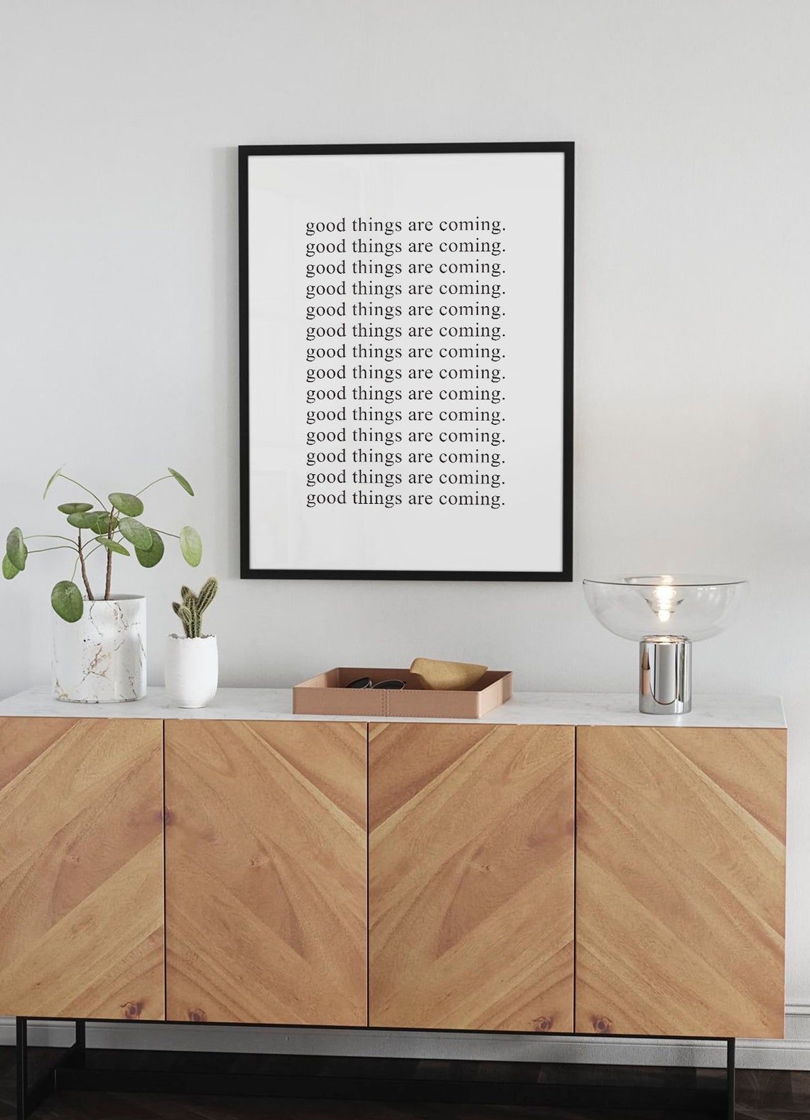 Good Things Are Coming Art Typography Wall Art Things Take Time Poster Motivational Art Print Instant - Image 4