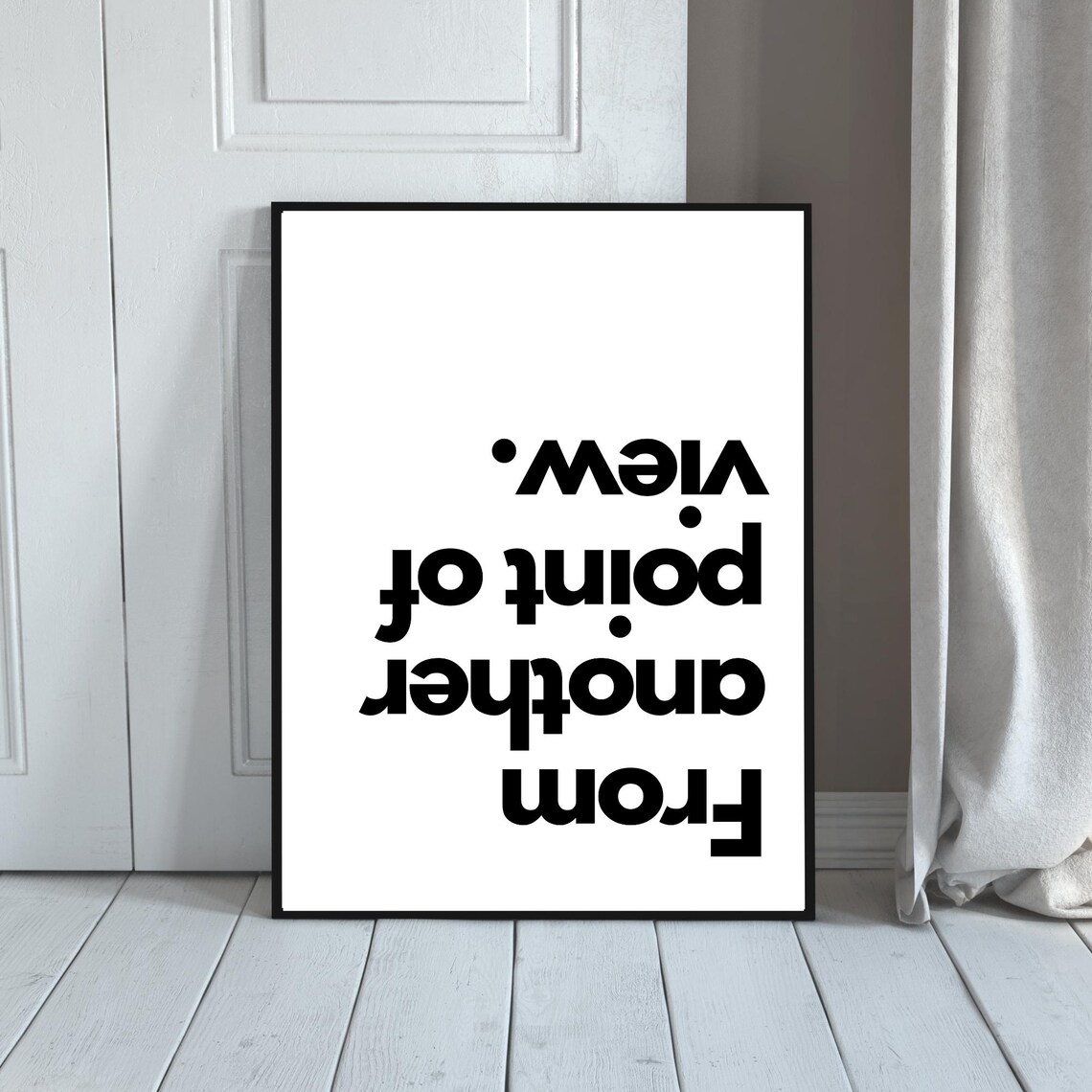 Motivational Quote Print From Another Point Of View