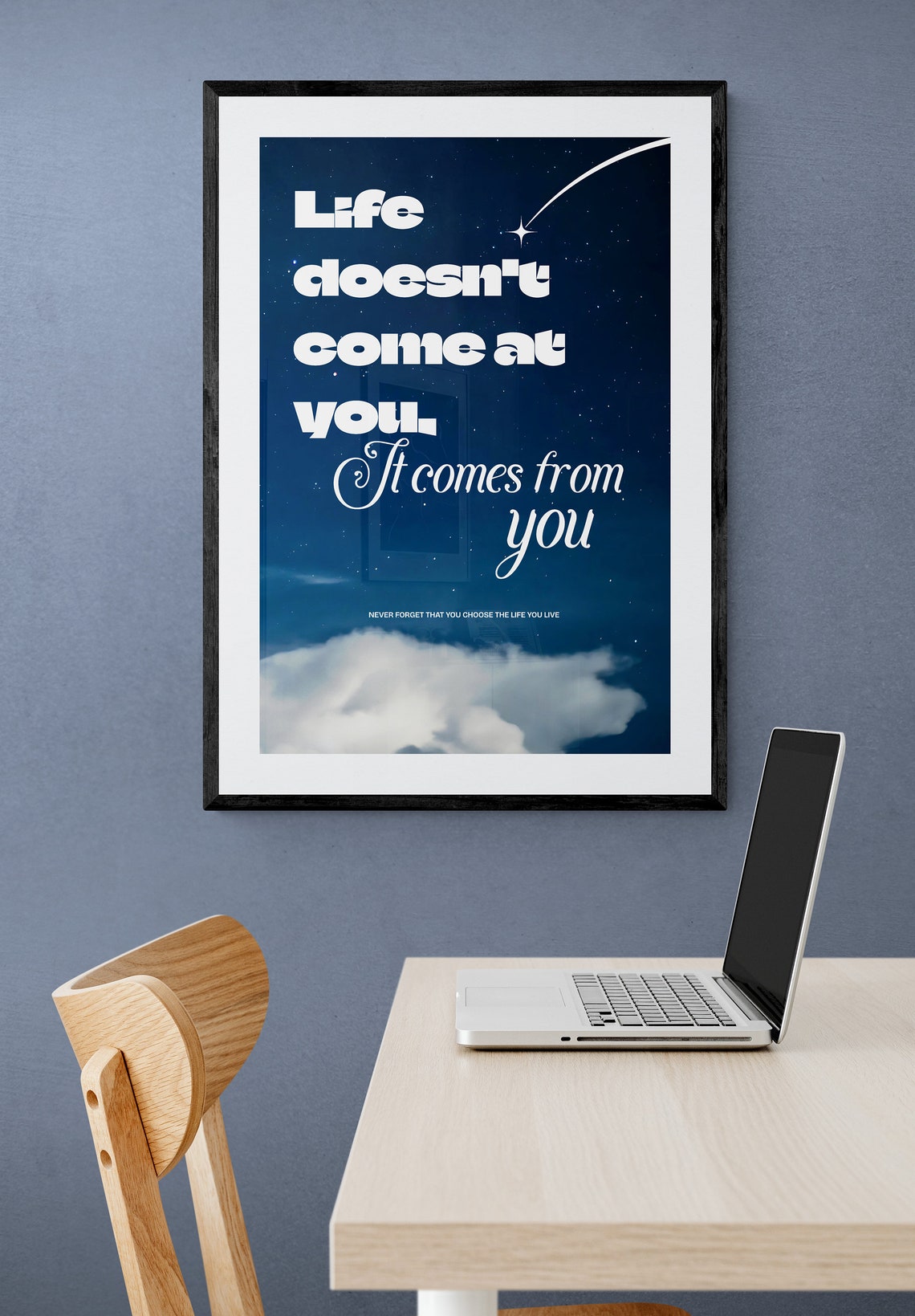 Life Doesnt Come At You It Comes From You Starry Night Poster - Image 2