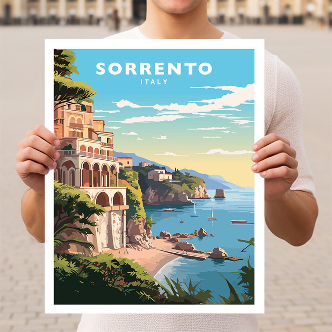 Sorrento Italy Travel Poster Print