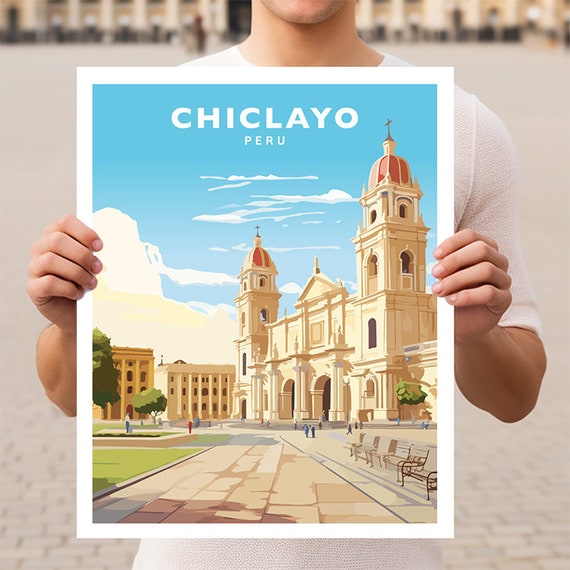 Chiclayo Peru Travel Wall Art Poster Print