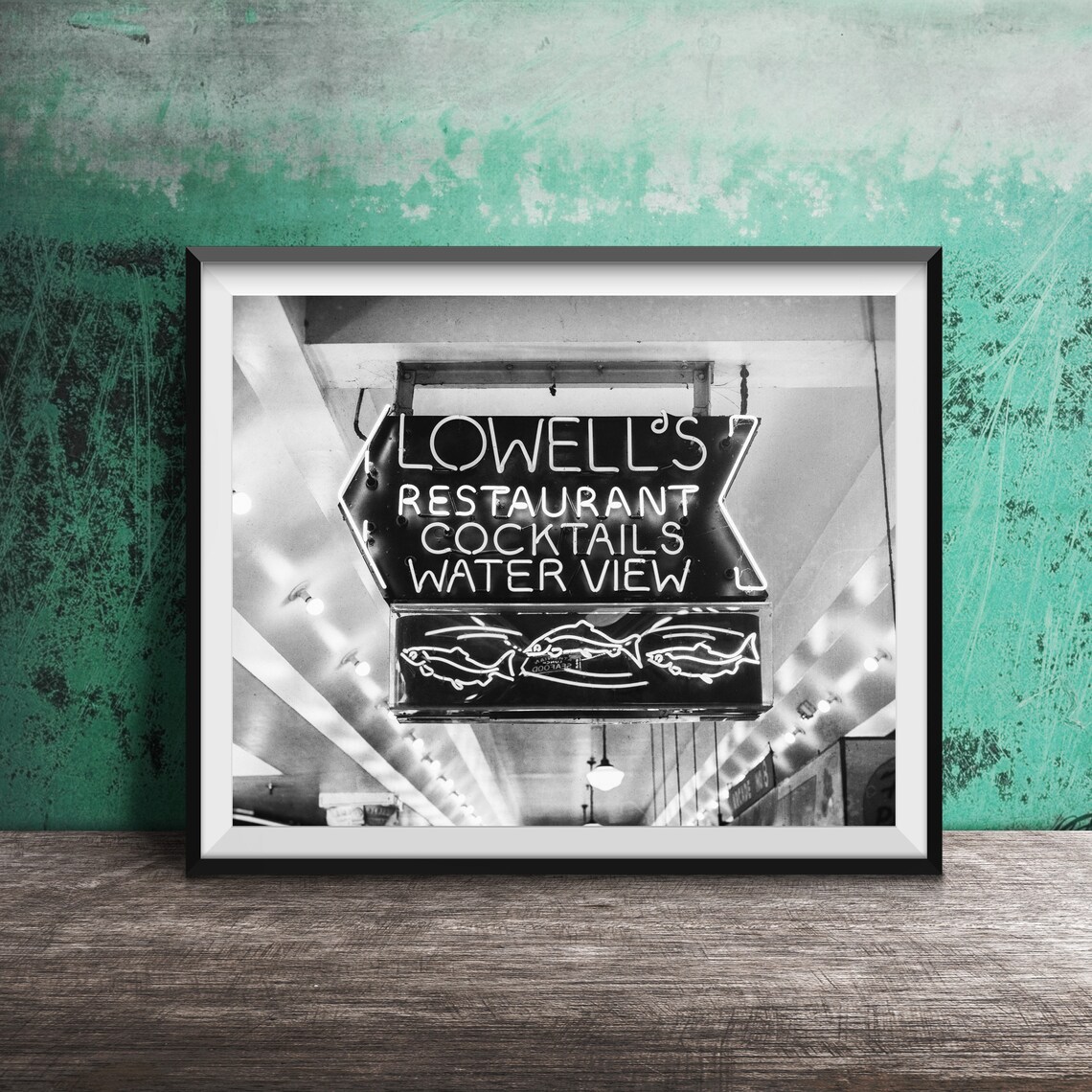 Lowell's Restaurant Seattle Art Print, Pike Place Market - Image 2
