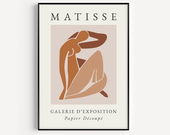 Wall Art Print Matisse Print Neutral Print Body Print Womans Body Print Nude Wall Art Henri Matisse Boho Matisse