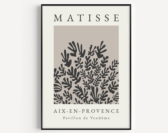 Wall Art Boho Wall Art Print Matisse Print Henri Matisse Print Boho Wall Art Abstract Print Matisse Wall Art