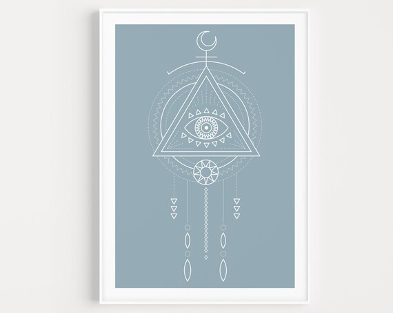 Wall Art Boho Wall Art Wall Art Prints Tribal Mandala Prints Minimalist Print Instant Prints
