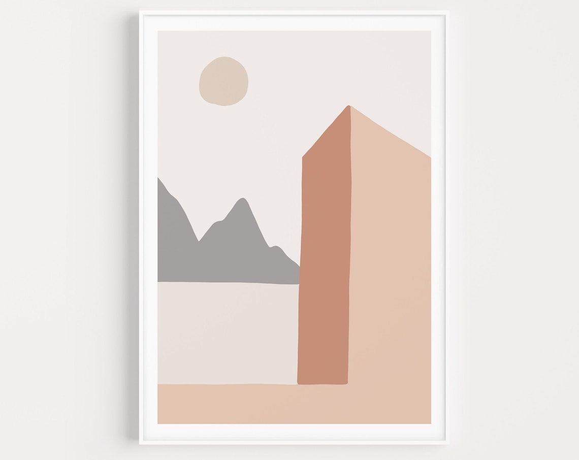 Neutral Print Boho Print Wall Art Print Beige Print Boho Wall Art Beige Wall Art Boho Neutral Wall Art Minimalist Print