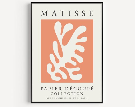 Matisse Print Boho Wall Art Orange Henri Matisse Orange Wall Art Prints Boho Print Wall Art Print Instant Matisse