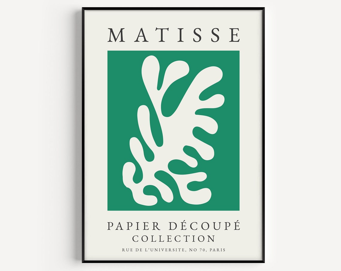 Matisse Print, Boho Wall Art Print