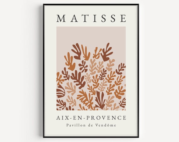 Wall Art Neutral Wall Art Boho Wall Art Print Matisse Print Henri Matisse Print Boho Wall Art Neutral Matisse