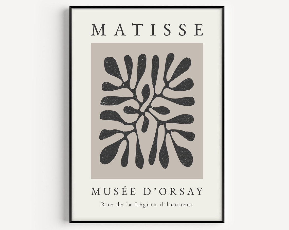 Matisse Print Boho Wall Art Henri Matisse Prints Boho Print Wall Art Print Instant Matisse Boho Minimalist Print