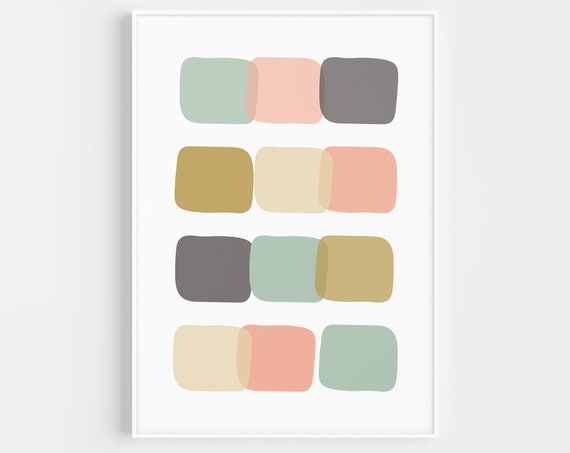 Minimalist Scandinavian Wall Art Print, Modern Decor