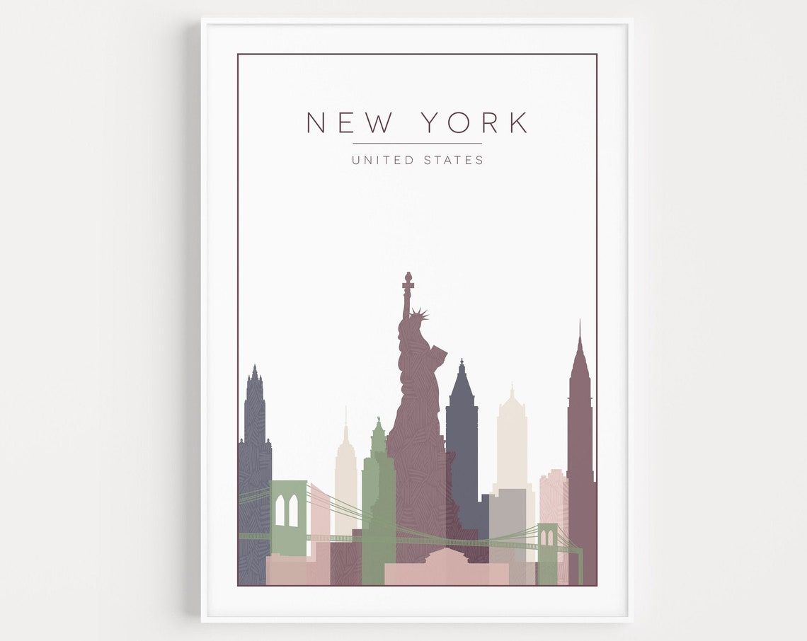 New York Travel Poster
