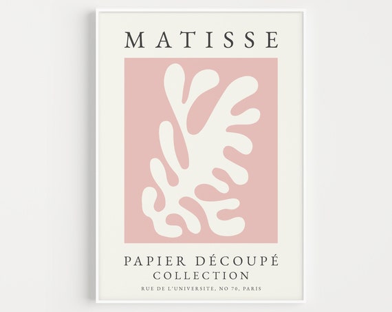 Matisse Print Pink Print Boho Wall Art Henri Matisse Boho Henri Matisse Print Pink Matisse Print Abstract Print
