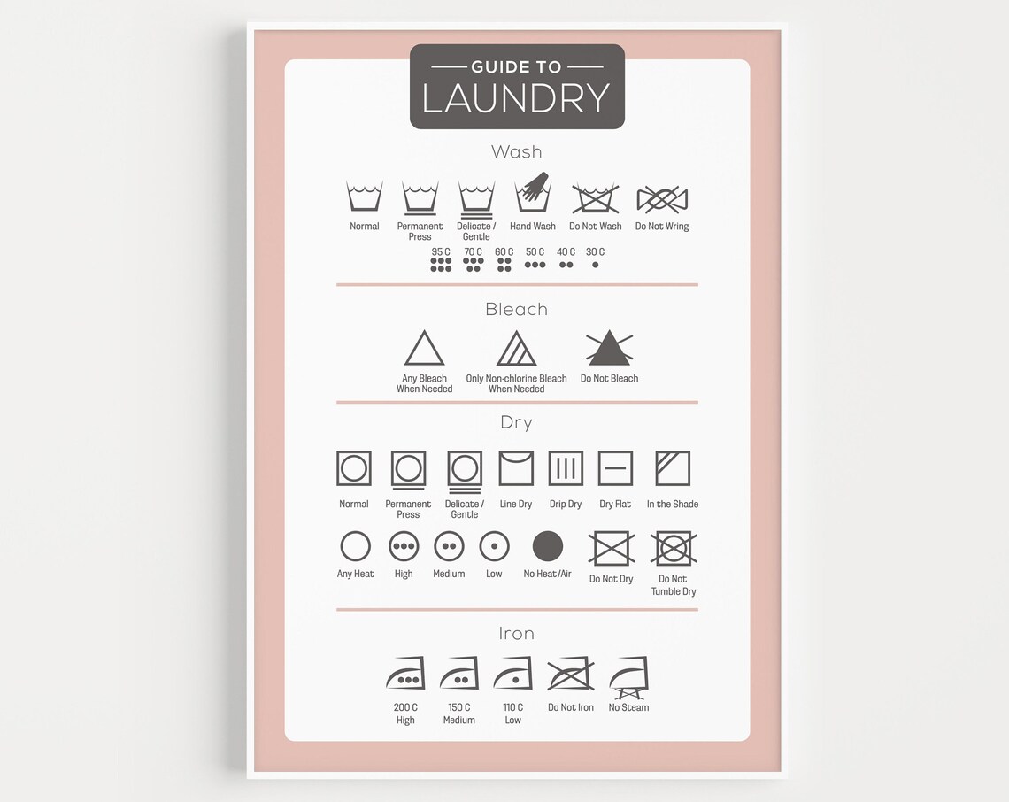 Laundry Wall Art Prints, Laundry Poster Print