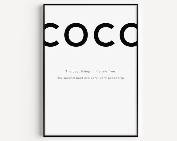 Minimalist Scandinavian Fashion Quote Wall Art Print