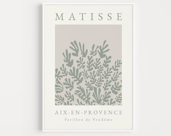 Wall Art Boho Wall Art Print Matisse Print Henri Matisse Print Boho Wall Art Abstract Print Matisse Wall Art