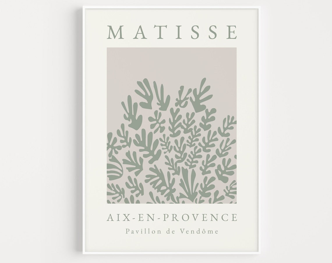 Wall Art Boho Wall Art Print Matisse Print Henri Matisse Print Boho Wall Art Abstract Print Matisse Wall Art