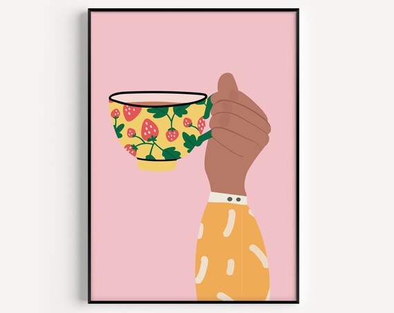 Tea and Coffee Kitchen Art Print