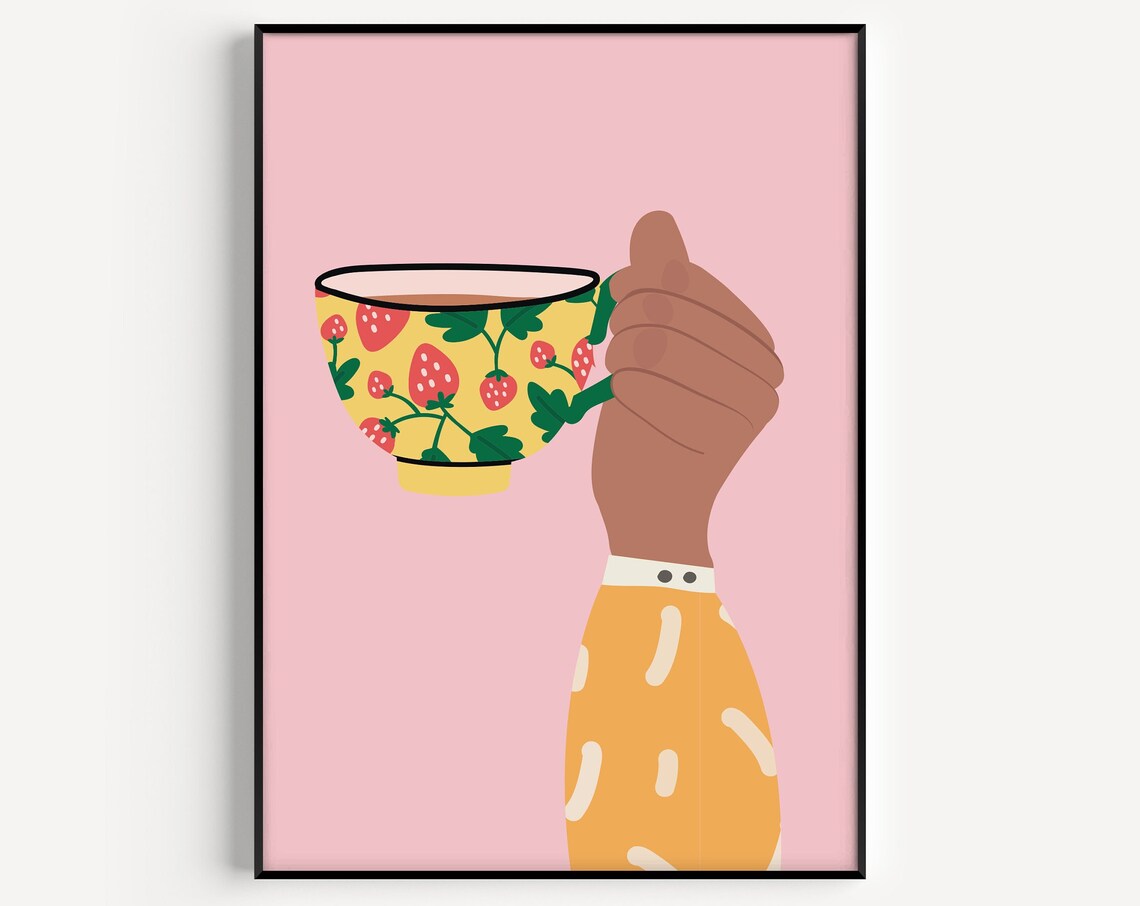 Tea and Coffee Kitchen Art Print