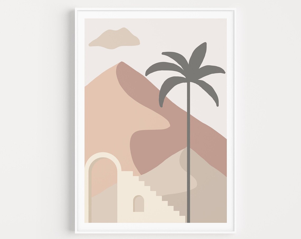 Boho Neutral Art Print