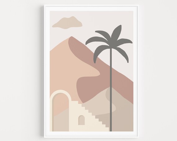 Boho Neutral Art Print