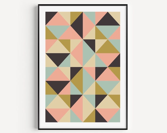 Wall Art Geometric Print Instant Wall Art Print Geometric Wall Art Minimalist Print Modern Art Scandinavian Print