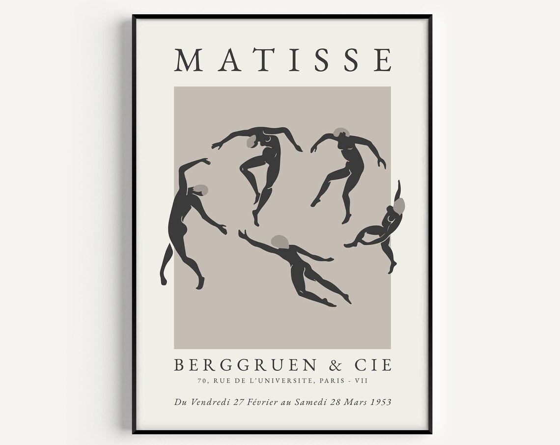 Matisse La Danse Dancing Figures Exhibition Gallery Wall Art