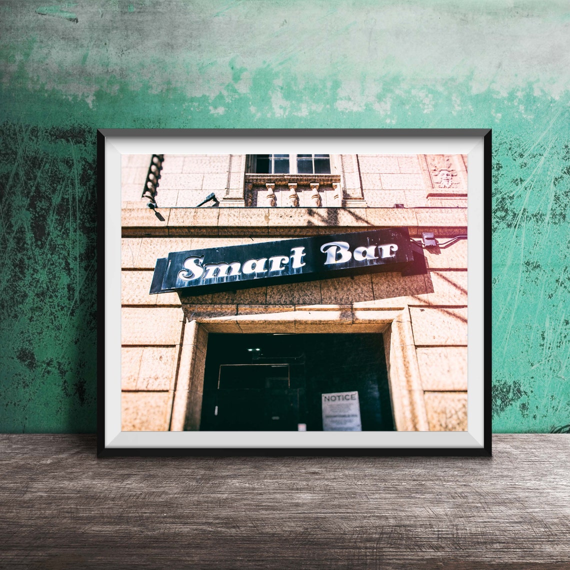 Smart Bar Sign Chicago Nightlife Venue Entrance Photography Poster