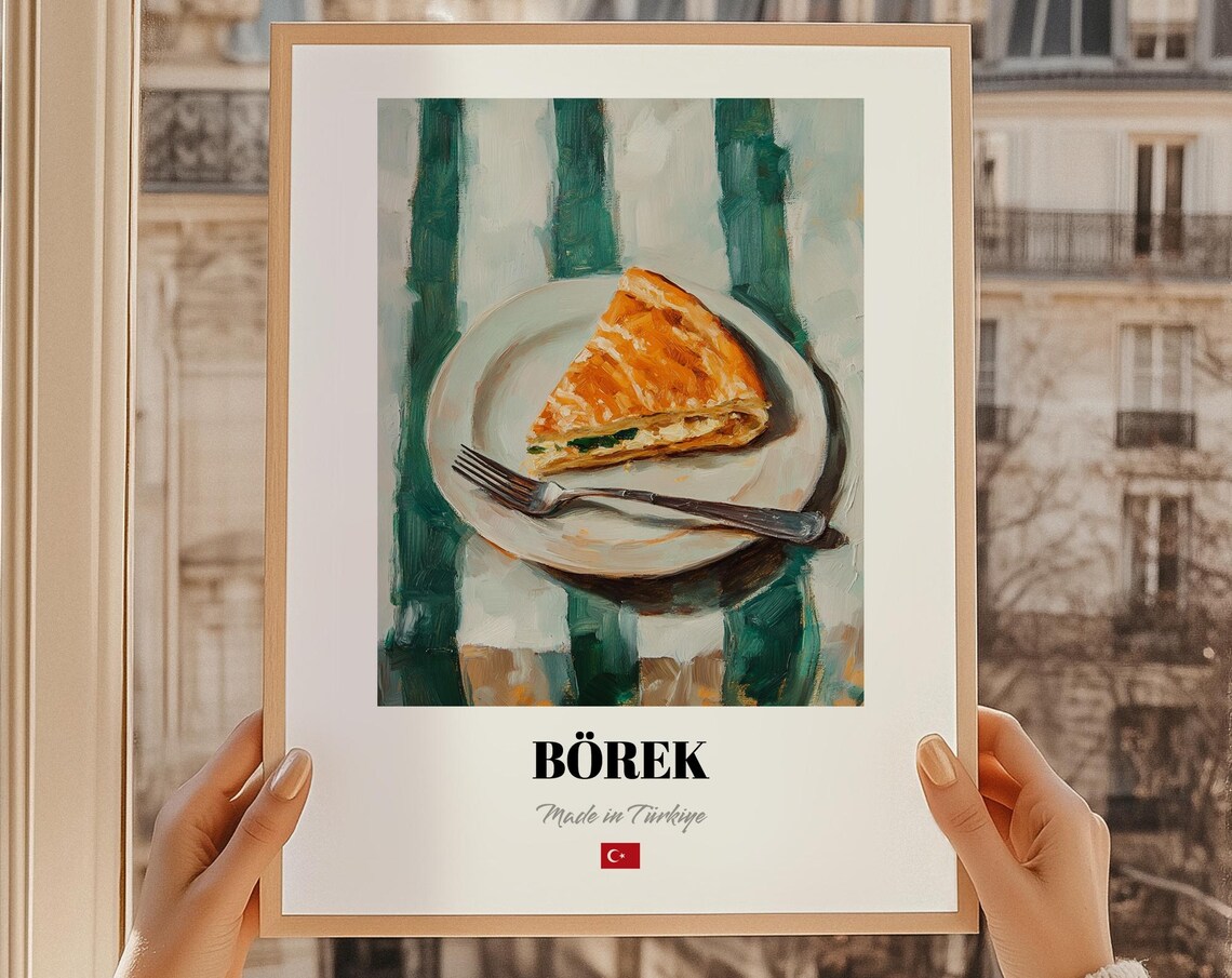 Brek Poster Turkish Food Pastry Wall Cuisine