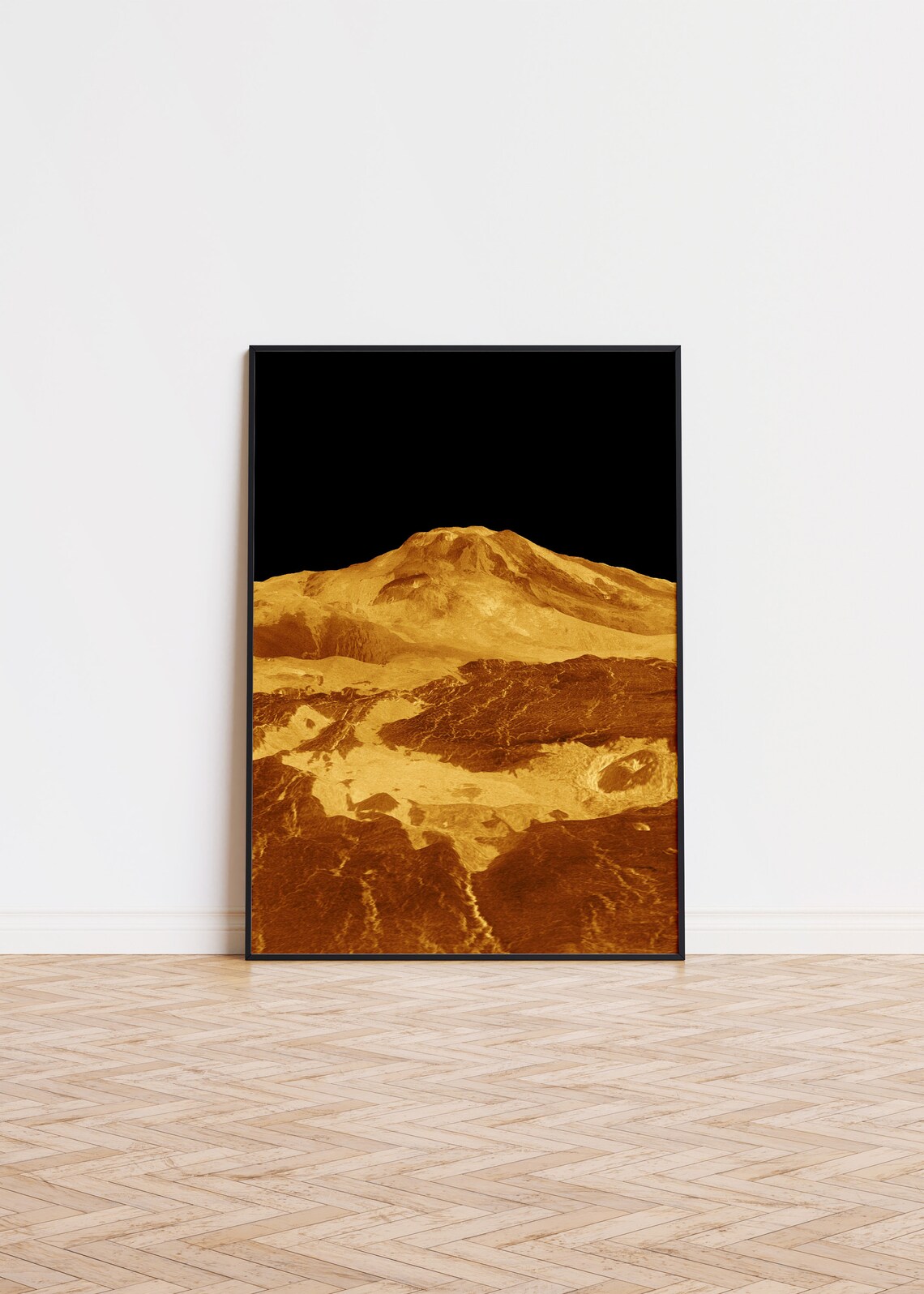 Volcanic Activity On Venus Trendy Galaxy Art Print