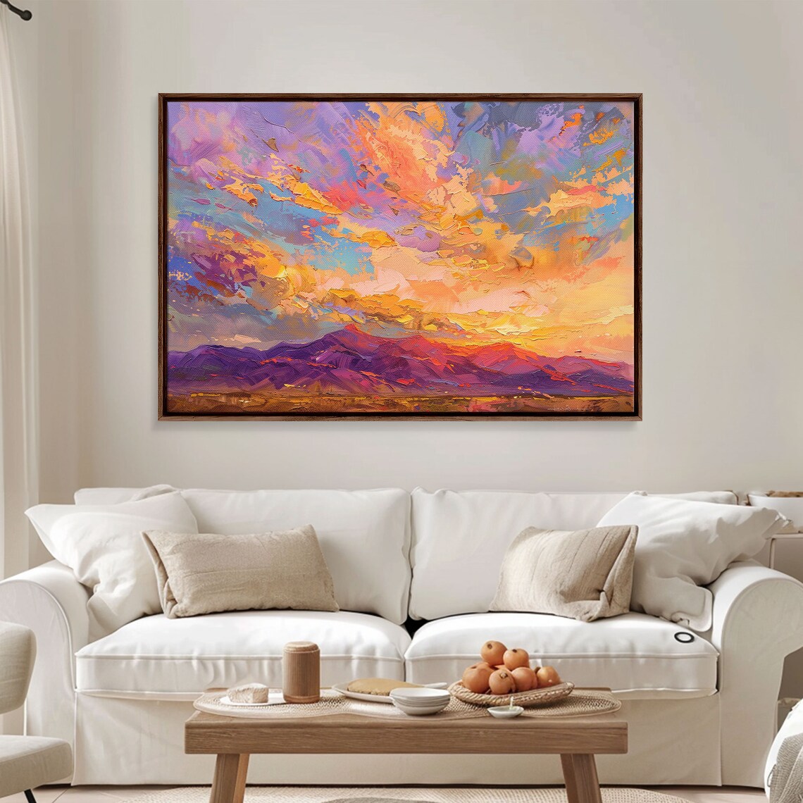 Arizona Desert Vintage Pop Art, Mid-Century Print