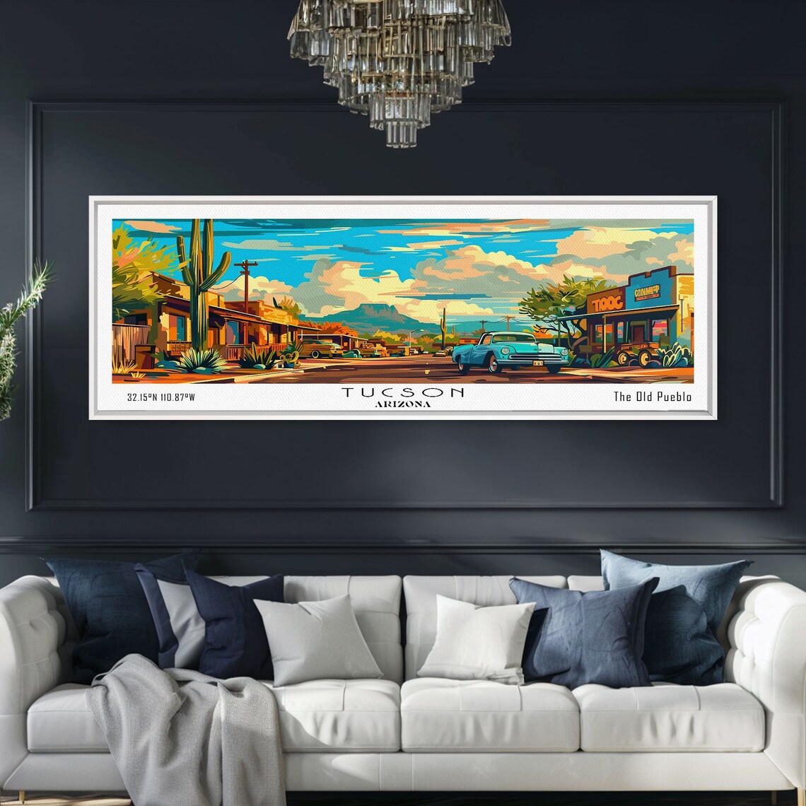 Tucson Arizona Mid-Century Modern Travel Poster - Image 5
