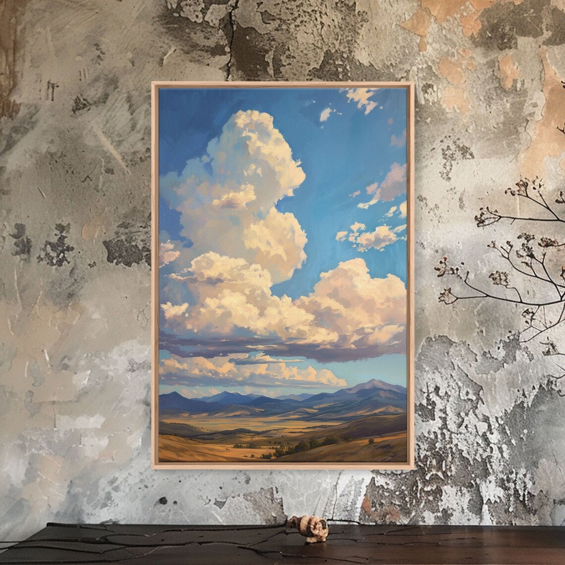 Wild West Landscape, Wyoming-Inspired Art Print - Image 2