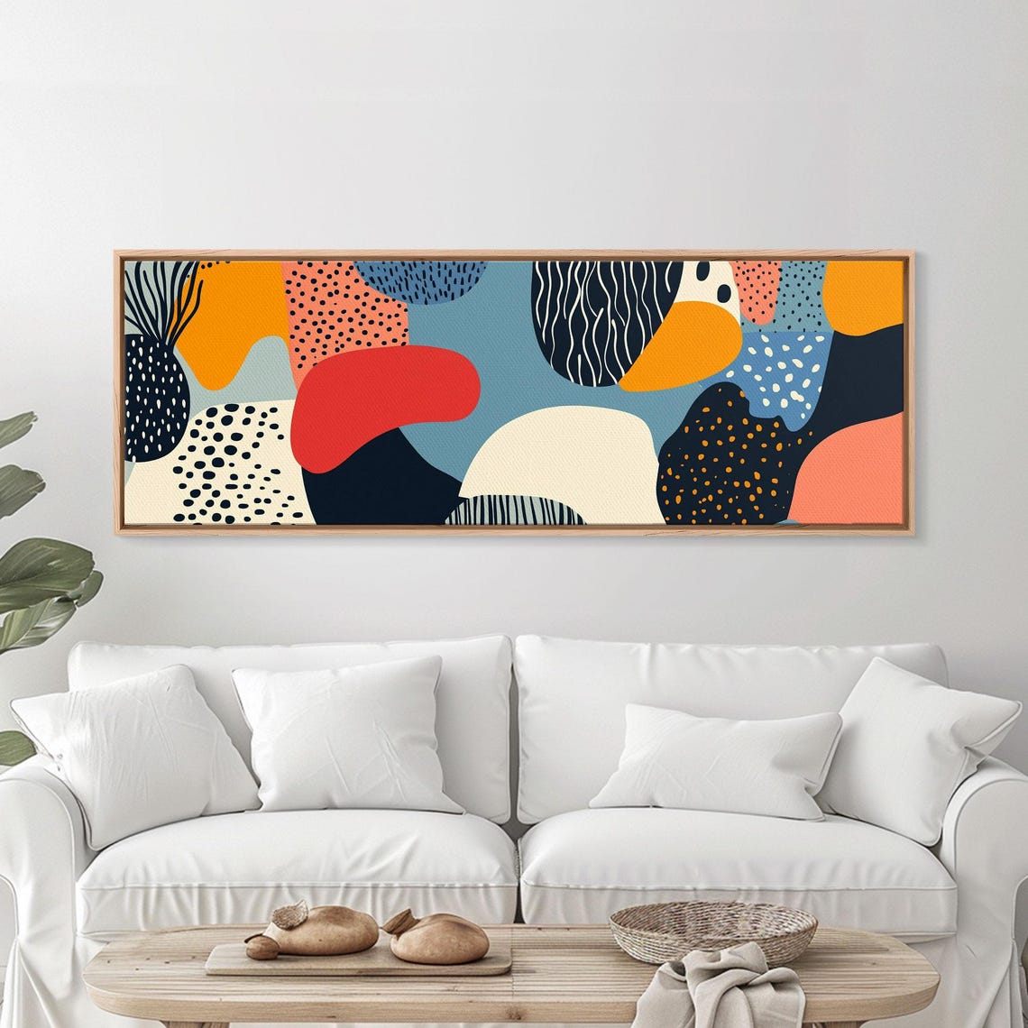 Retro 90s Geometric Abstract Colorful Shapes Modern Wall Art Print - Image 5