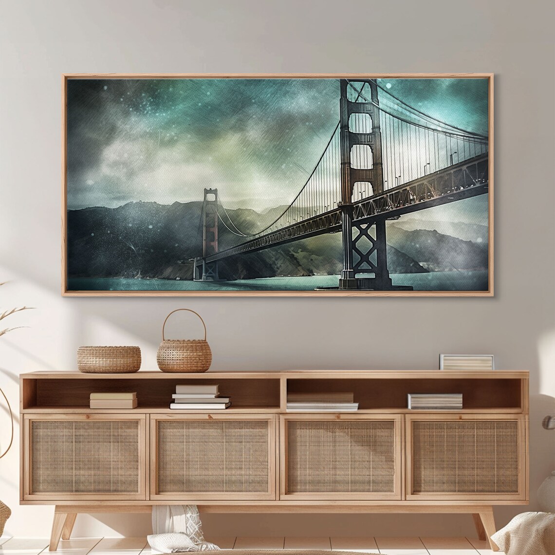 Watercolor Golden Gate Bridge Art Print, San Francisco - Image 5