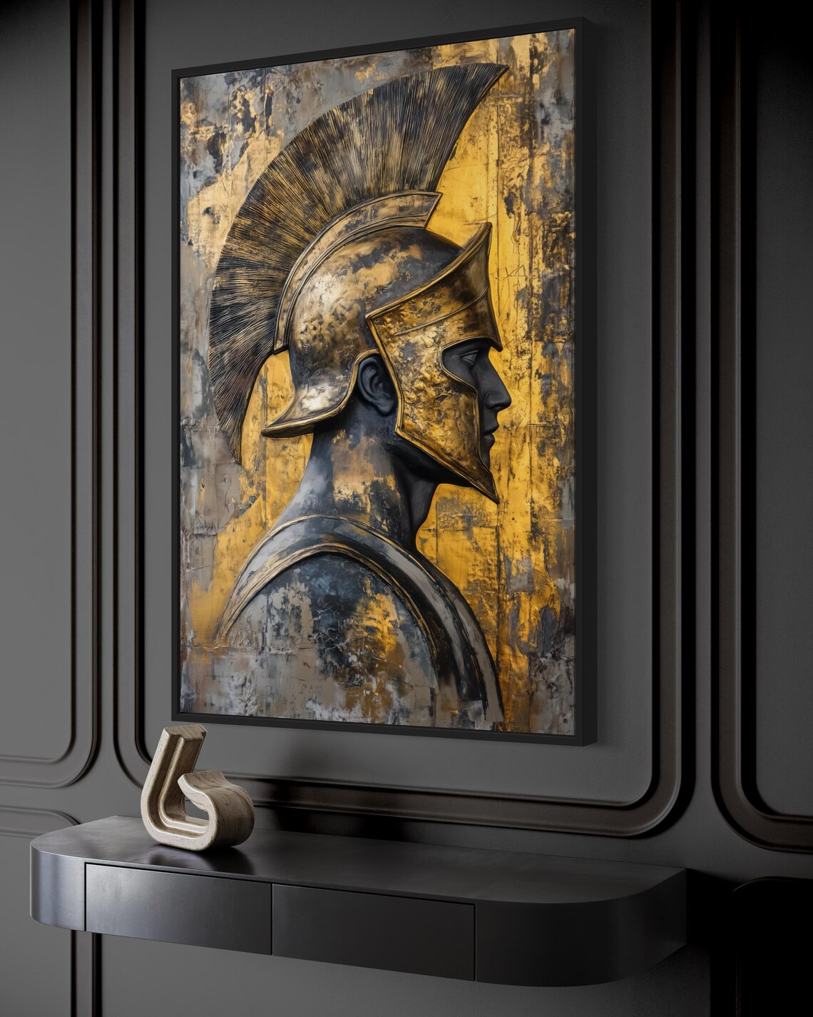 Greek Warrior Bold Greek Mythology Art Print - Image 4