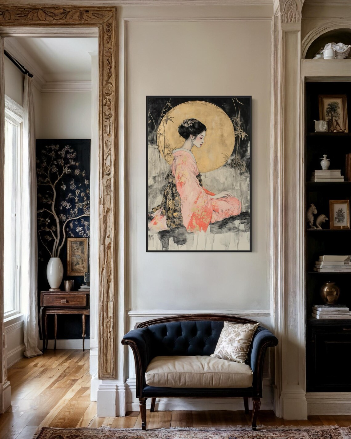 Geisha Wall Art, Classic Japanese Asian Art Print - Image 2
