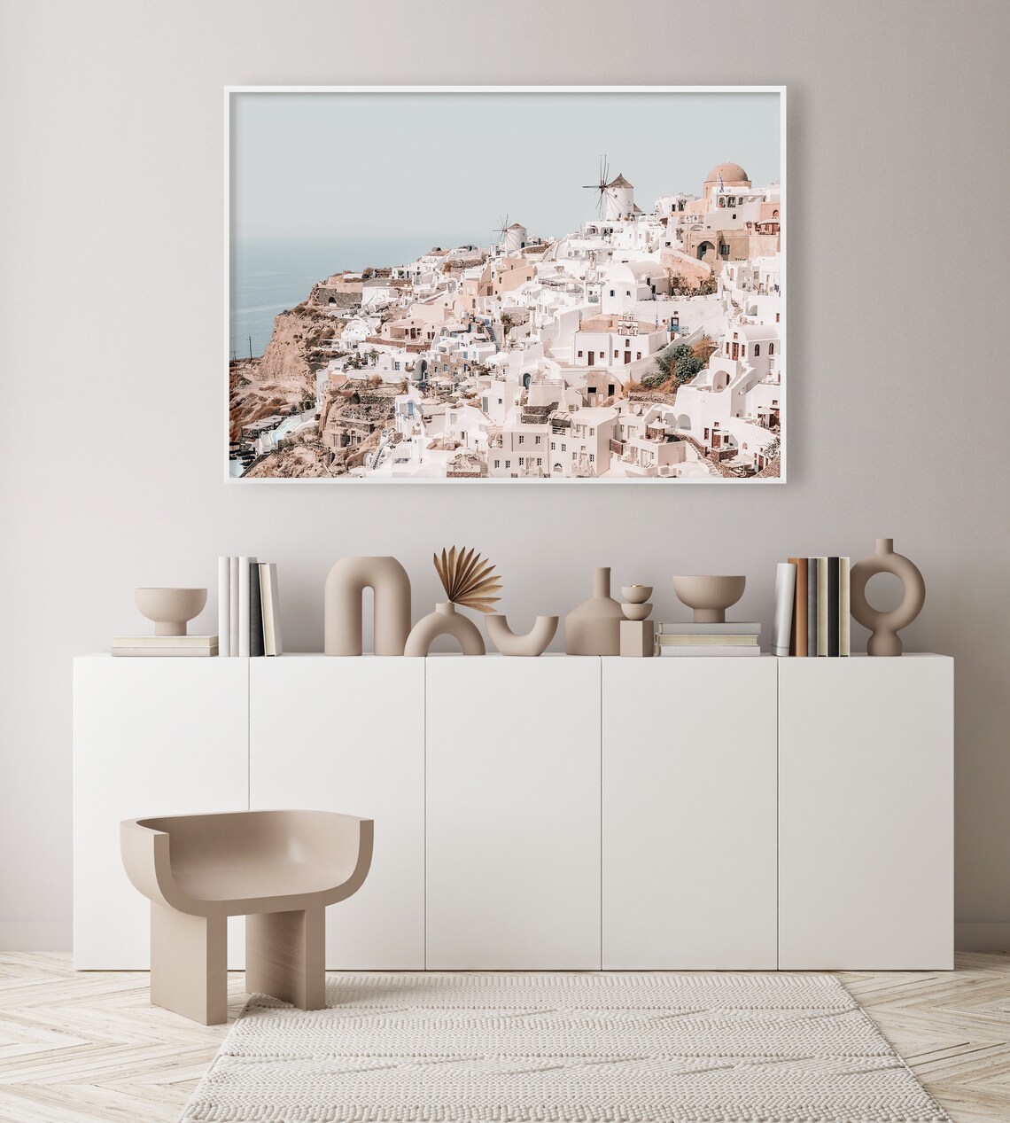 Oia Santorini Travel Poster, Coastal Greece Decor - Image 2