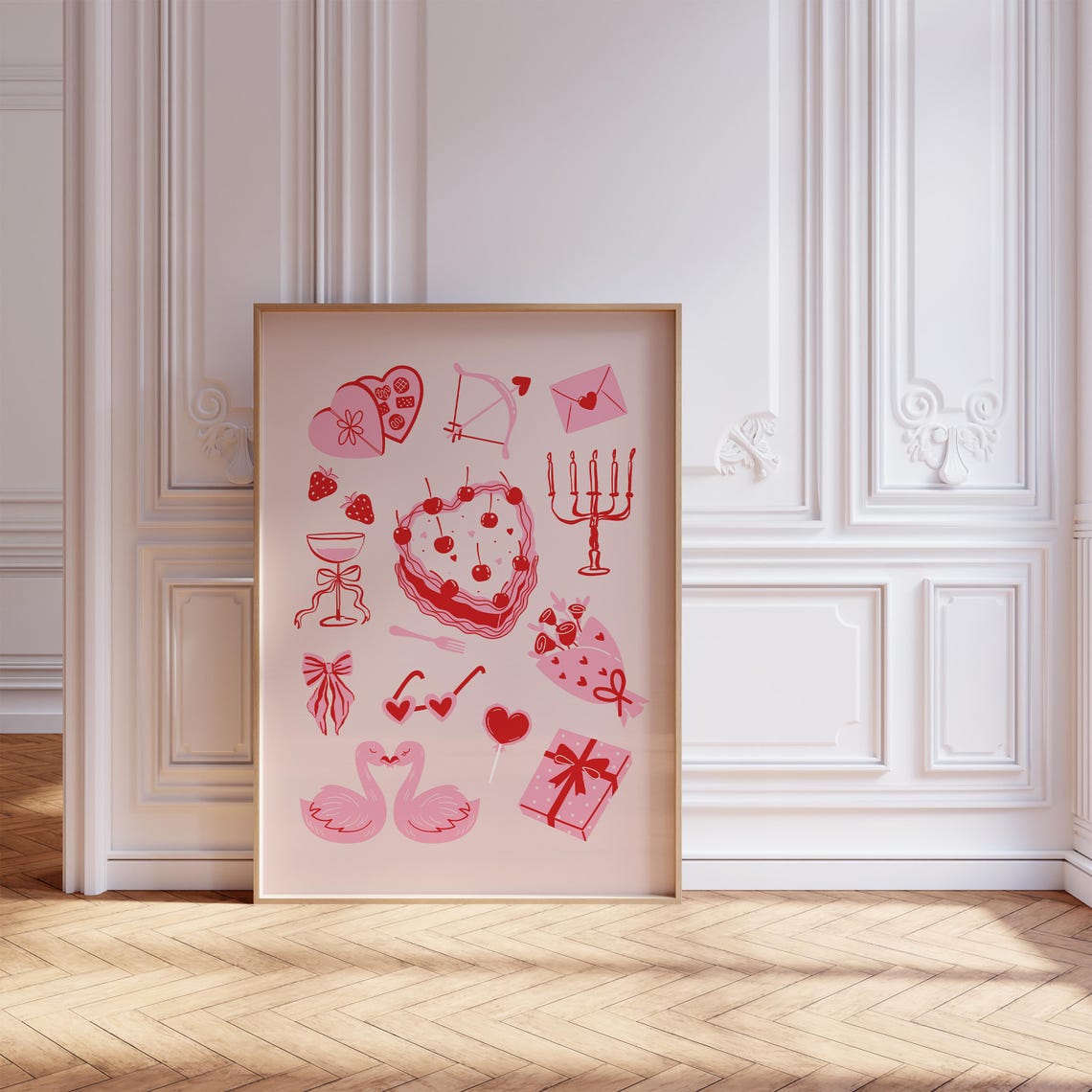 Wall Art Size Reference Chart Frame Ratios Drawn to Sofa Scale - Image 5