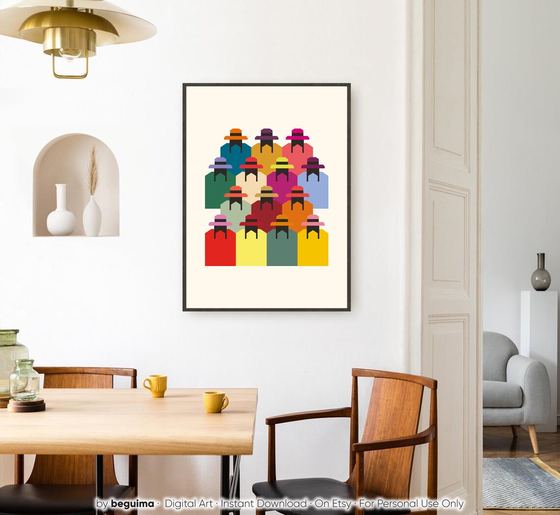Quechua Cholita Peru Bolivia Women Wall Art Print - Image 3