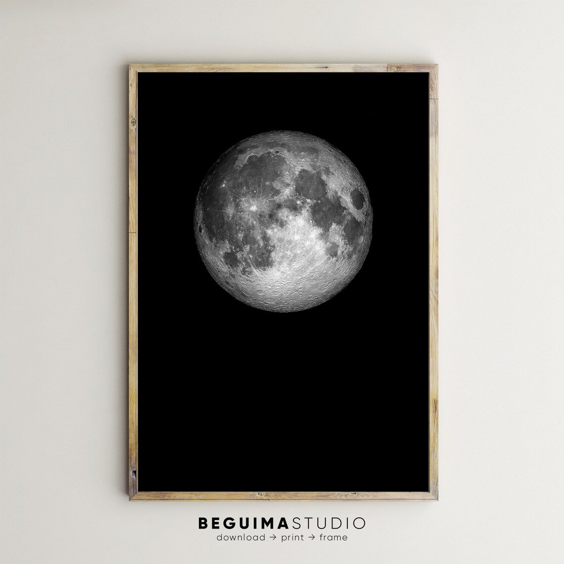 Moon Wall Art Moon Photography, Bedroom Decor