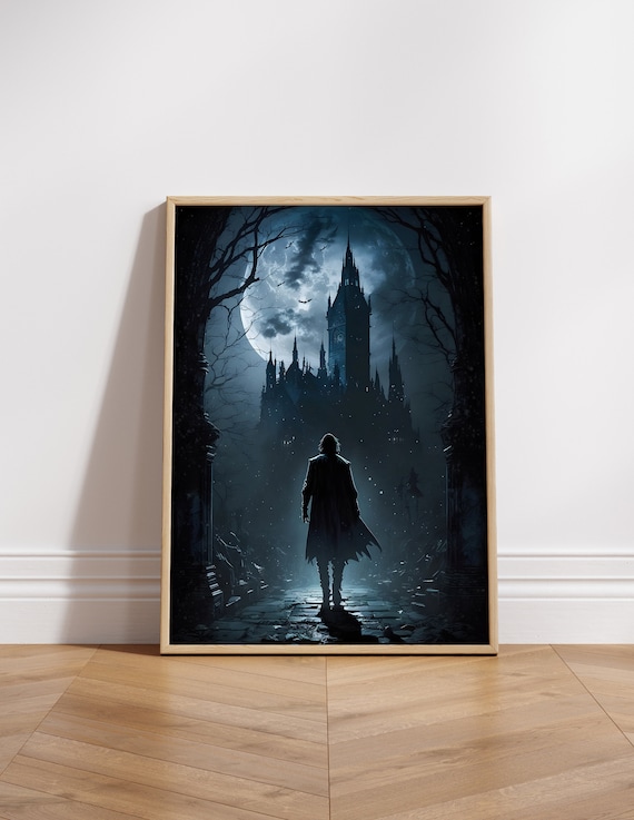 Snape In Magic School Wizard Poster Gallery Wall Print Art Potter Art Magical School