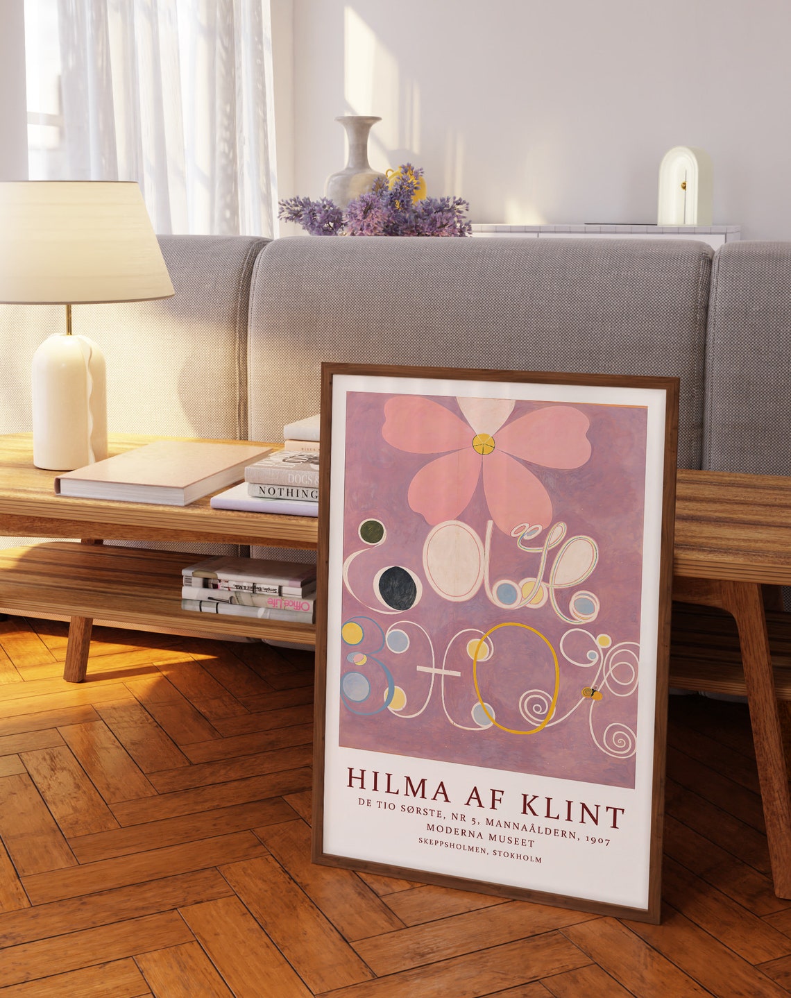 Hilma Af Klint De Tio Sorste Nr 5 Abstract Mannaaldern Poster - Image 2