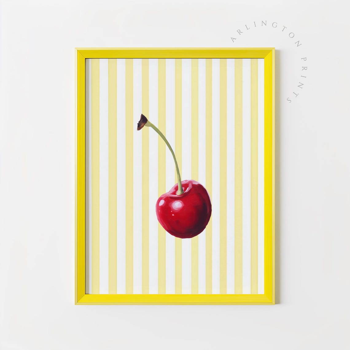 Cherry Art, Retro Kitchen Pop Art Style