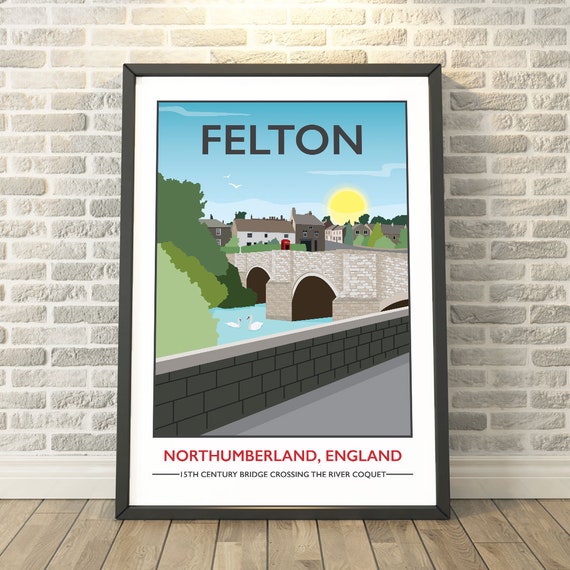Felton Bridge Morpeth Northumberland Capturing A Memory Travel Prints And Gifts By Tabitha Mary