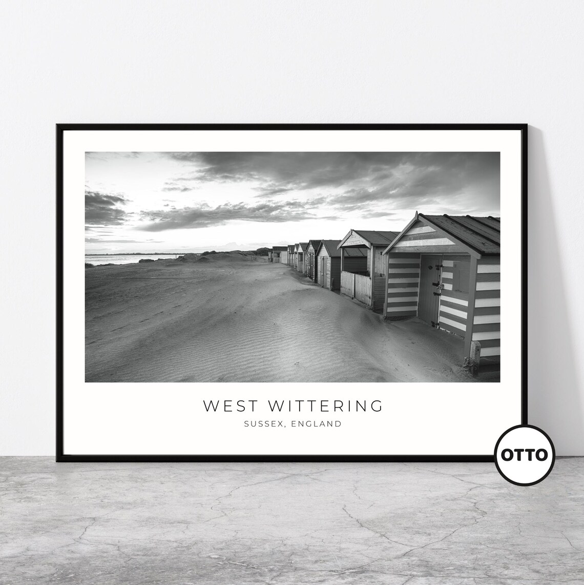 West Wittering Travel Poster, Sussex England